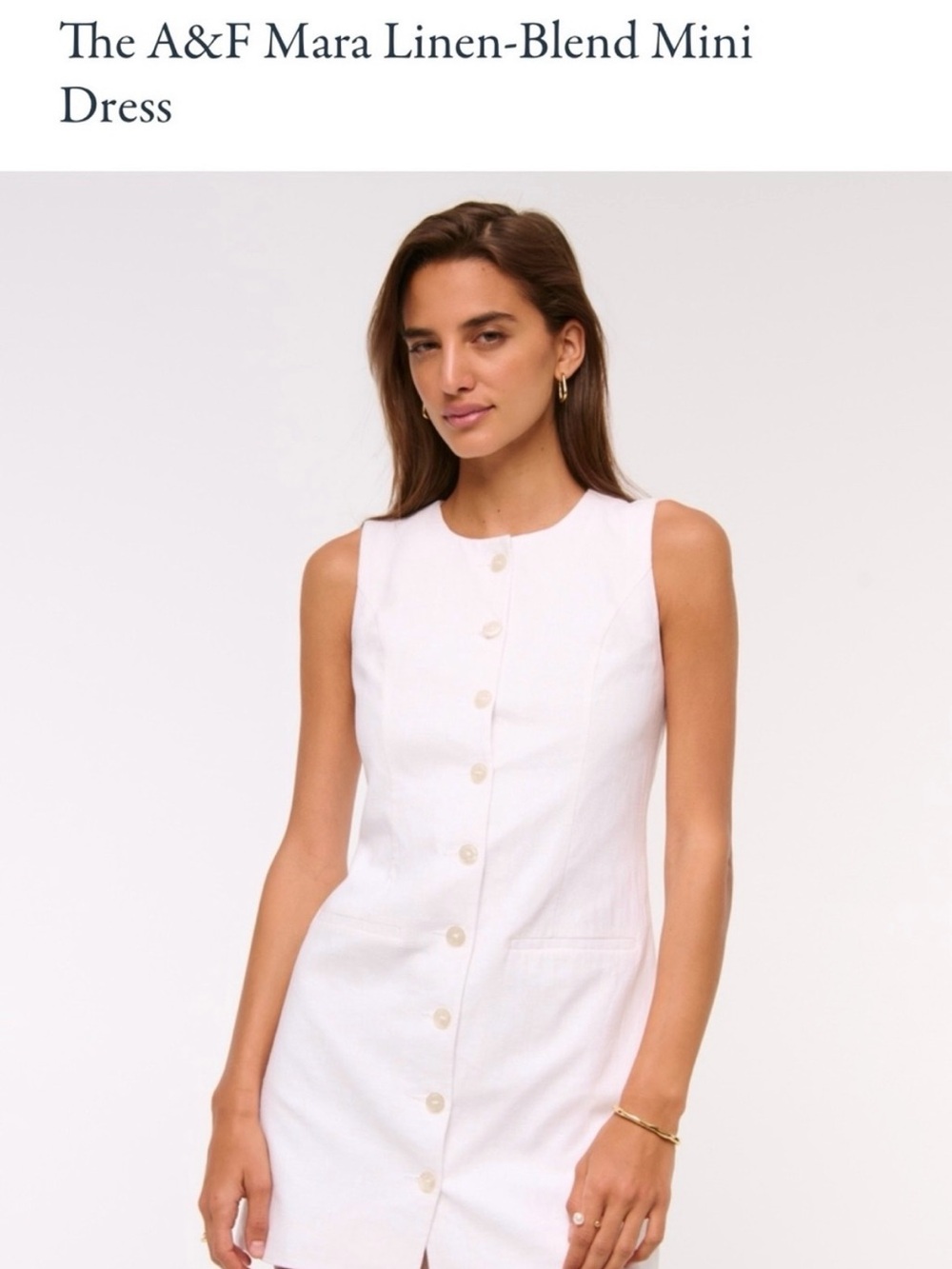 Abercrombie & Fitch Cream/White Men’s Shirt